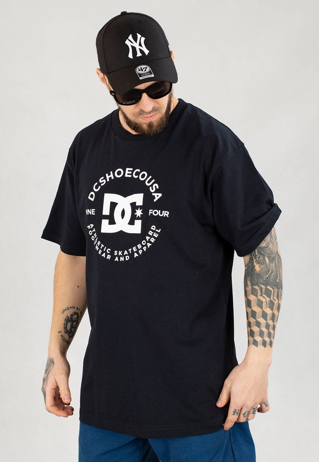 T-Shirt DC Shoes Star Pilot ADYZT05376-KVJO granatowy