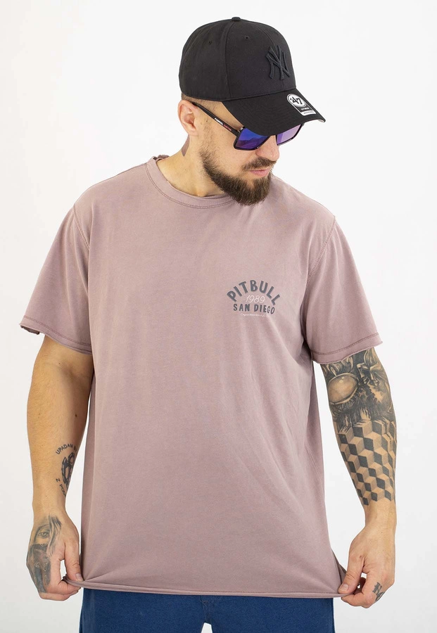 T-shirt Pit Bull Pacific 190 dusty burgundy
