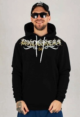 Bluza Dudek P56 Z Kapturem Progress P56 Gothic czarna