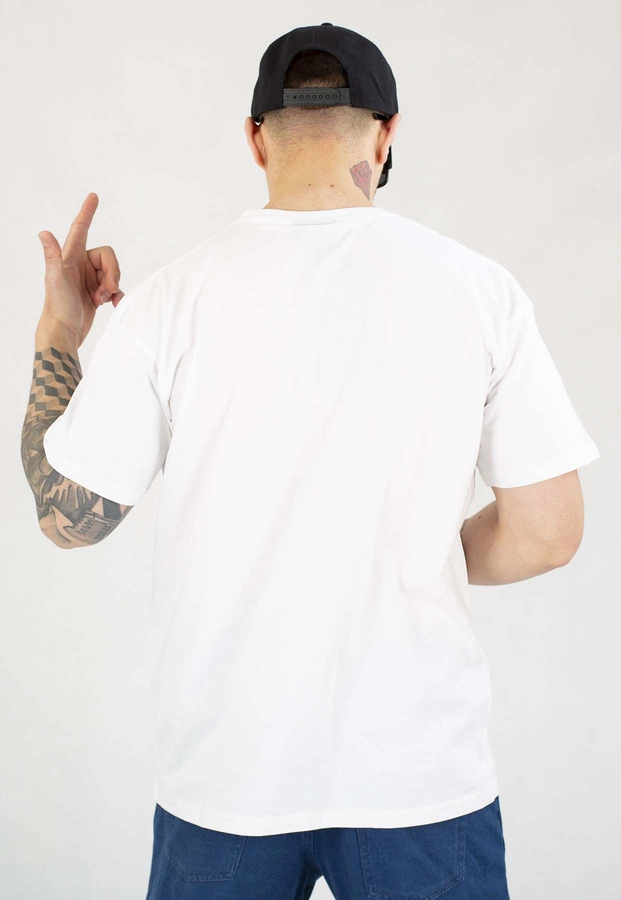 T-shirt Chada Proceder Hazard biały