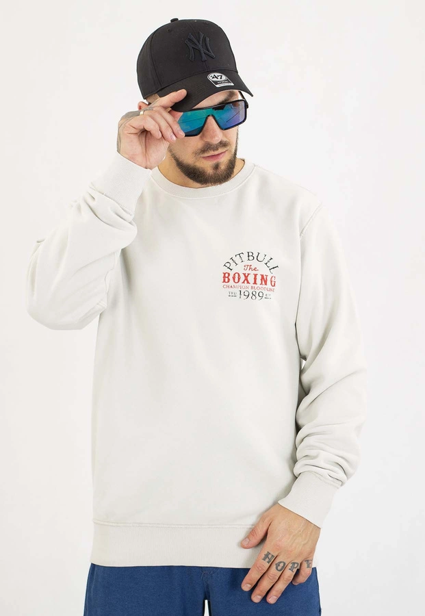 Bluza Pit Bull Bez Kaptura Champion Bloodline white stone