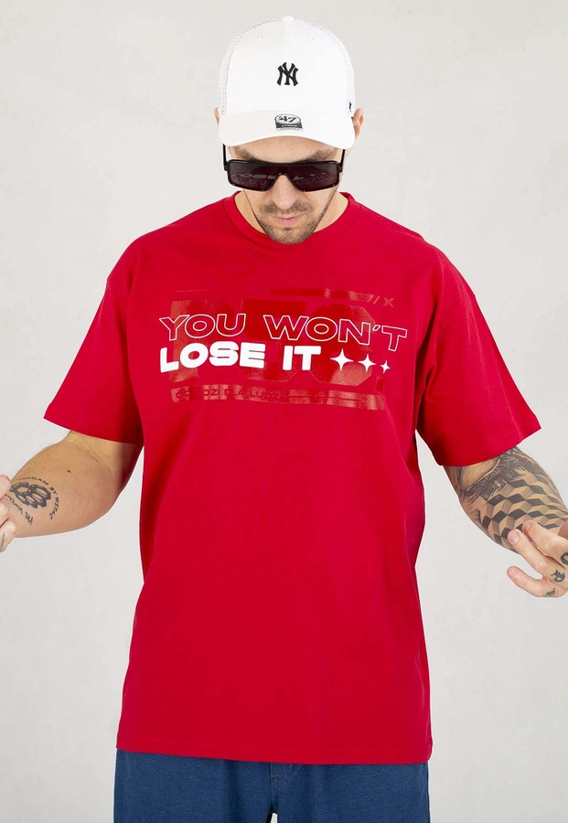 T-shirt Dudek P56 You Wont Lose It czerwony