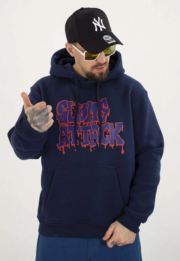 Bluza RPS Rychu Peja Solufka Z Kapturem Old Logo Kolor granatowa