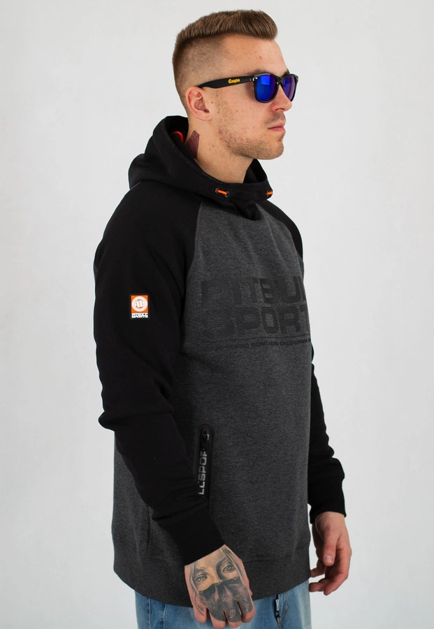 Bluza Pit Bull Logan 2 Colors grafitowo czarna