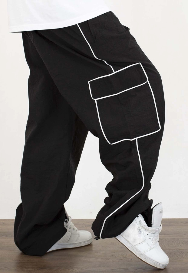 Spodnie Lucky Dice Baggy Crepe czarne