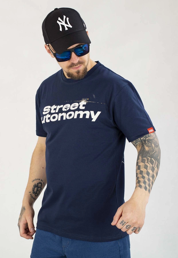 T-shirt Street Autonomy Force niebieski
