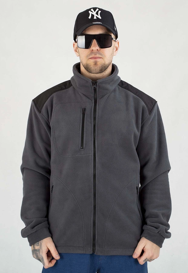 Bluza Niemaloga Polar Crewneck szaro czarna
