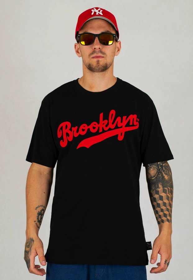 T-shirt Red Eyes Brooklyn czarno czerwony