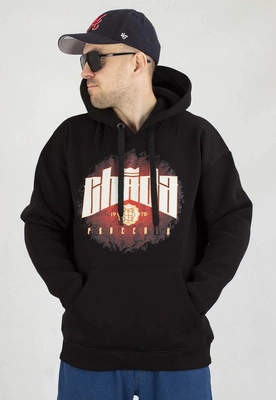 Bluza Chada Z Kapturem CHP Logo Flash czarna
