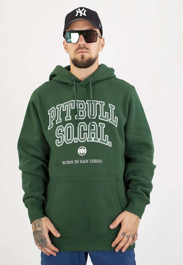 Bluza Pit Bull Z Kapturem So Cal hunter green