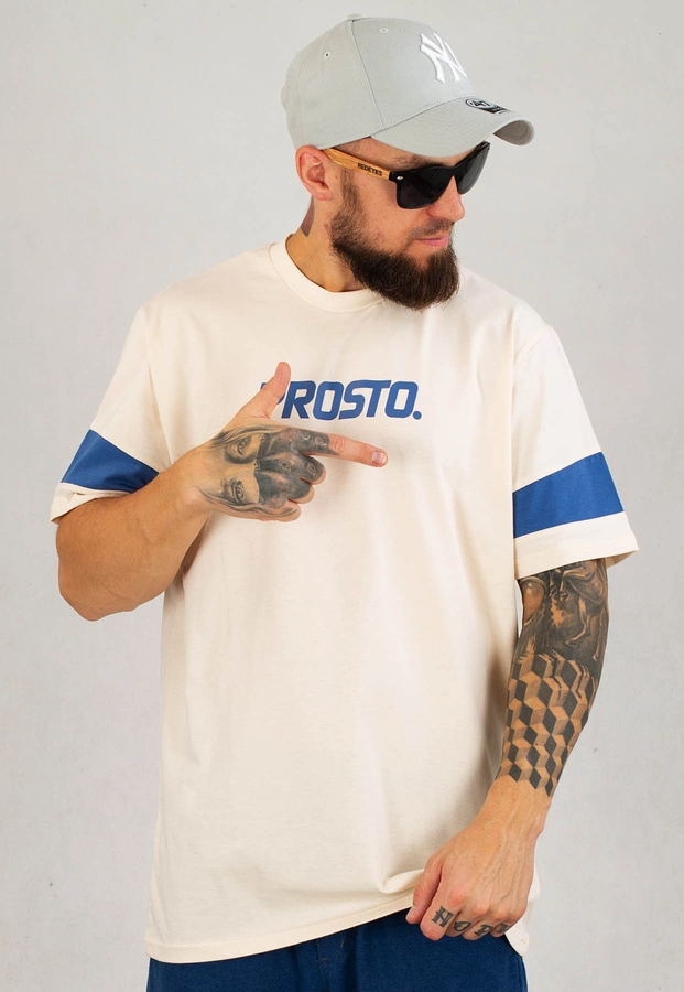 T-shirt Prosto Efteri beżowy