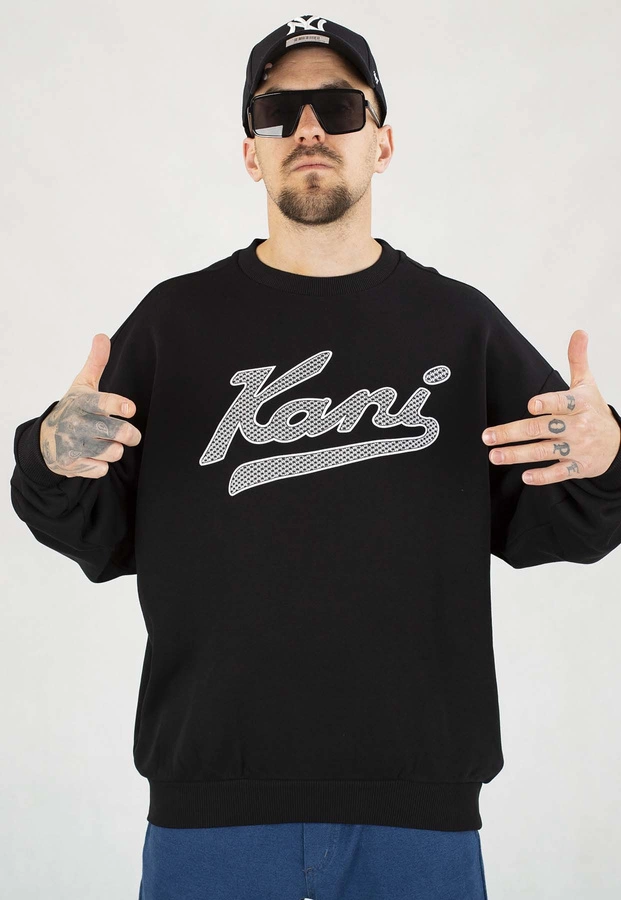 Bluza Karl Kani Bez Kaptura Versity Palm OS PD00005661 czarna