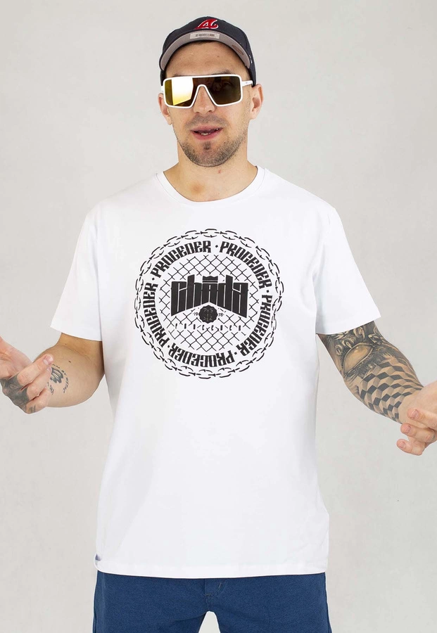 T-shirt Chada Circle biały