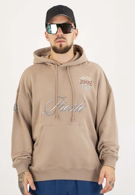 Bluza Prosto Z kapturem Football Fan beżowa