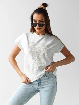 T-Shirt Olavoga Souris biały