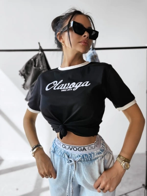 T-Shirt Olavoga Aven czarny