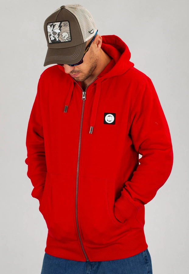 Bluza Pit Bull Zip Hilltop 2 czerwona