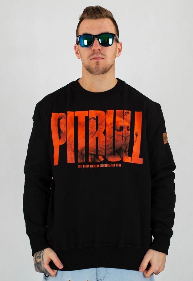 Bluza Pit Bull Orange Dog czarna