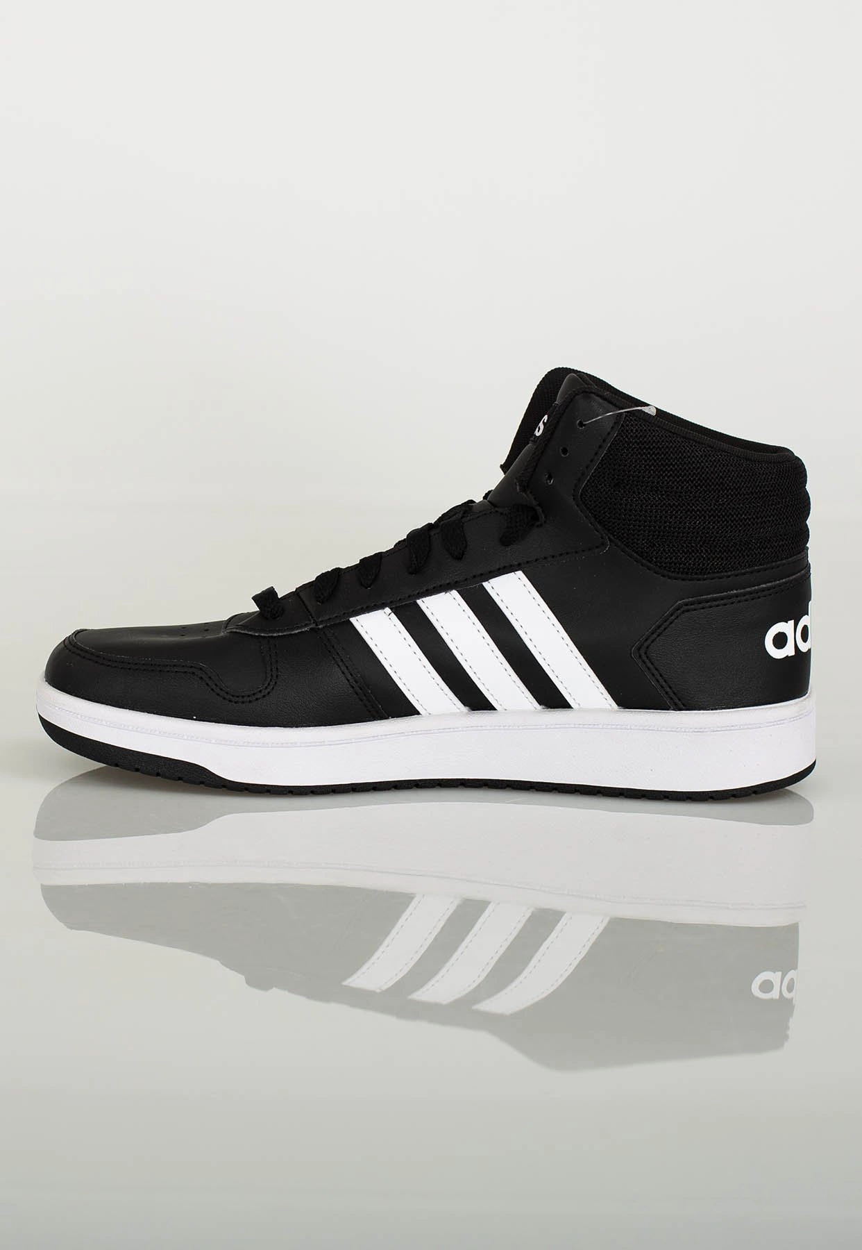 Buty Adidas Hoops Mid 2.0 BB7207 czarno bia e MEMBRANA.PL