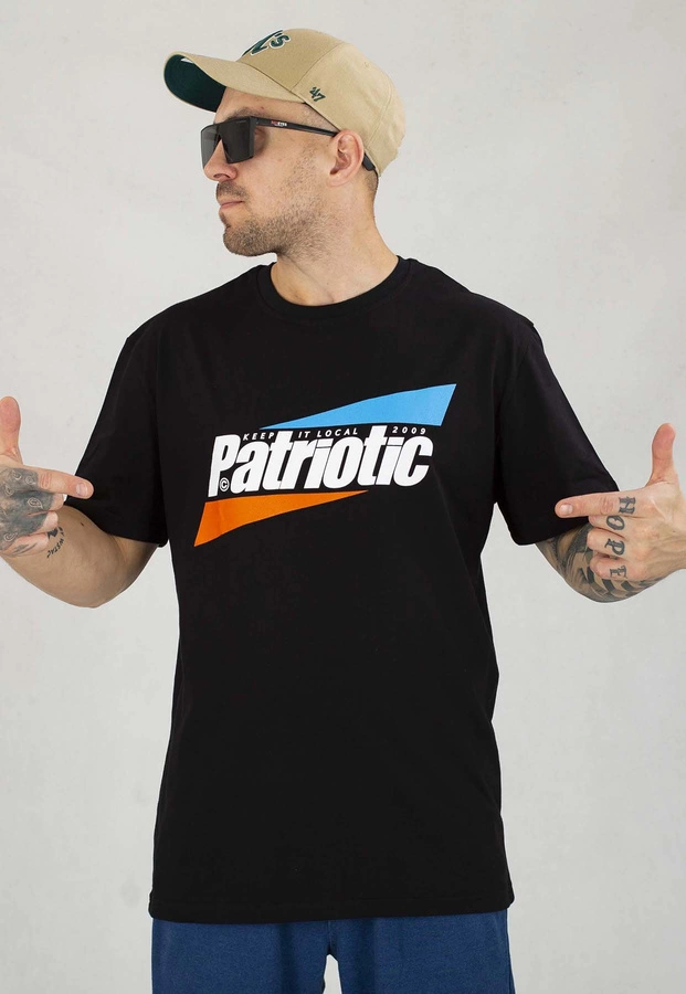 T-shirt Patriotic Trigonal czarny