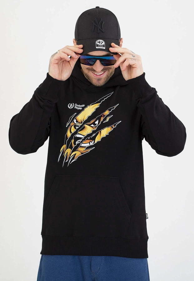 Bluza Środowisko Miejskie Z Kapturem Slash Bear czarna