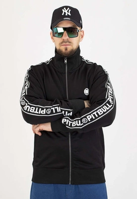 Bluza Pit Bull Bez Kaptura Zip Tape Logo black