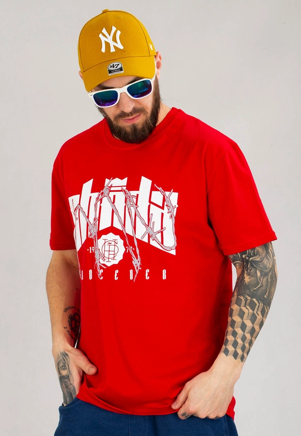 T-shirt Chada Thorns czerwony