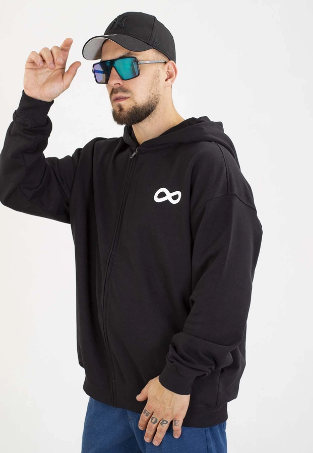 Bluza Prosto Z kapturem ZIP Infinity czarna