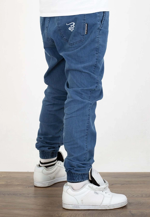 Spodnie Grube Lolo Dymek Back Haft light