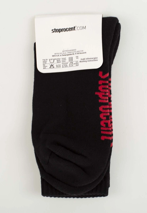 Skiety Stoprocent Ćpaj Sport czarne