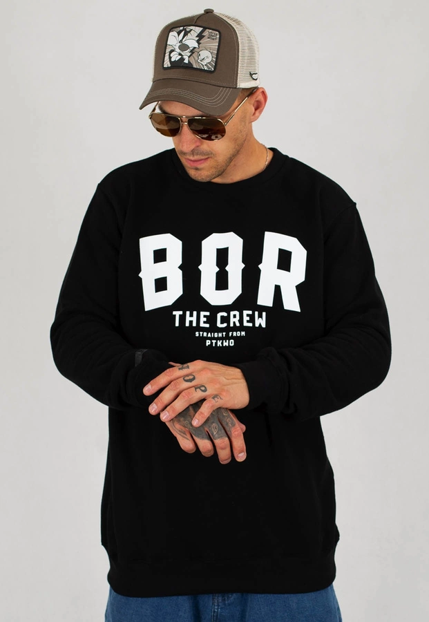 Bluza B.O.R. Biuro Ochrony Rapu Borcrew The Crew czarna