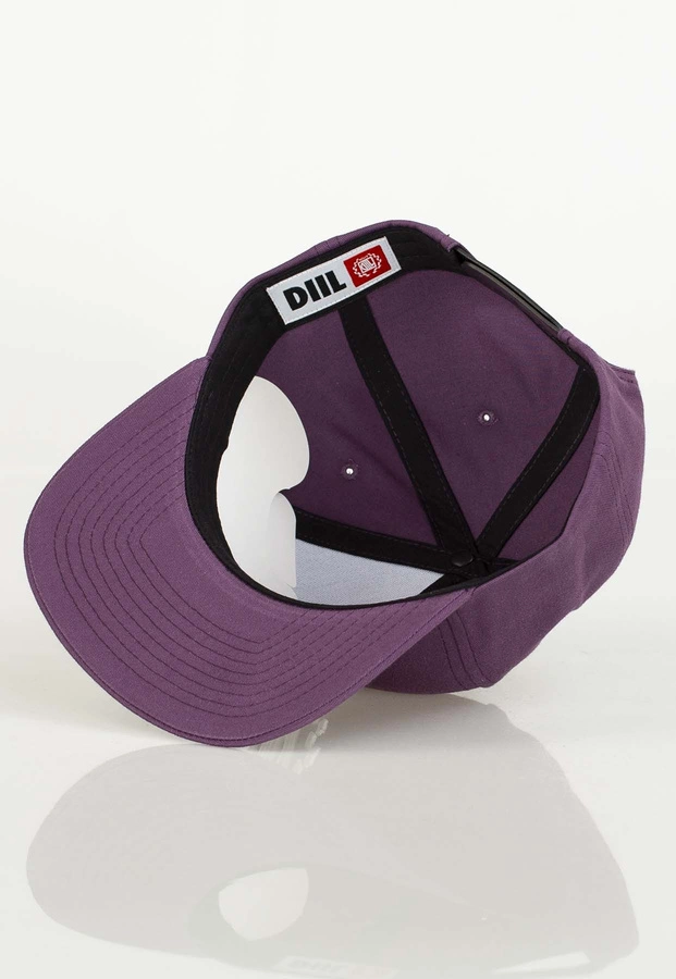 Czapka Snapback Diil Laur fioletowo biała