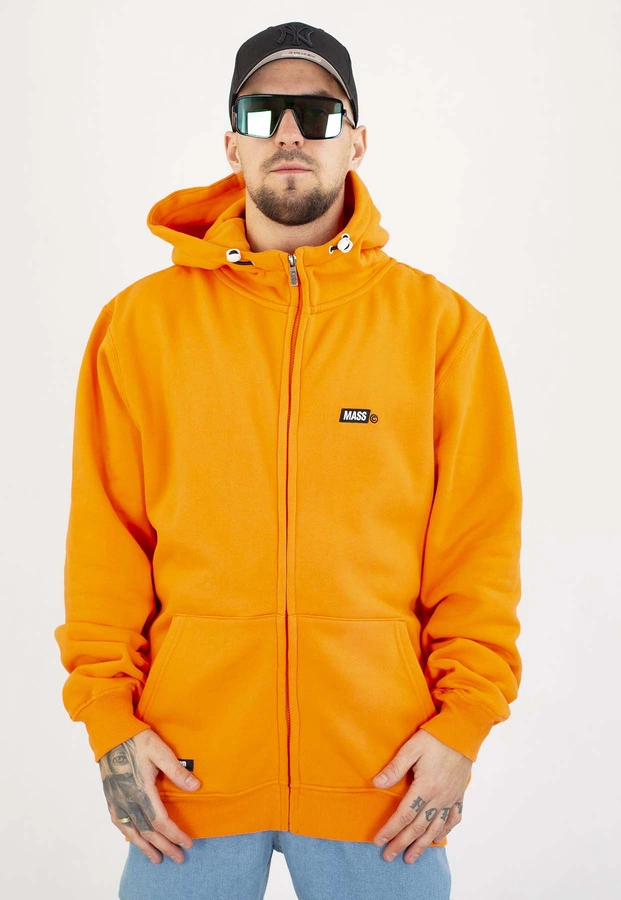 Bluza Mass Z Kapturem ZIP Mini Box pomarańczowa