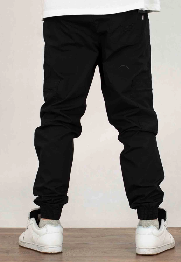 Spodnie Diamante Wear Jogger Cargo Unisex Rip Stop czarne