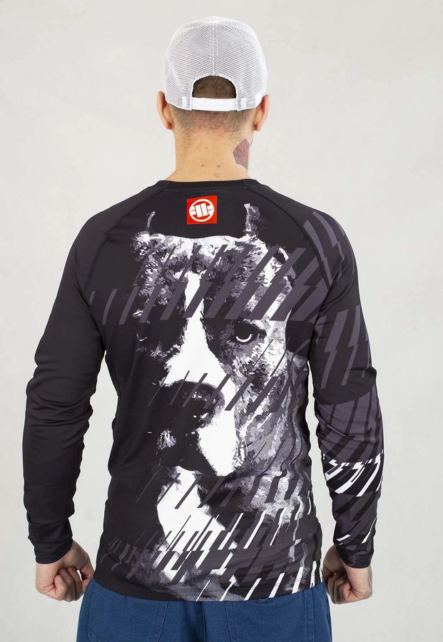 Longsleeve Pit Bull Sportowy Rashguard Street Dog czarny