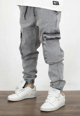 Spodnie I8 Denim BOY41 Joggery Cargo grey everest