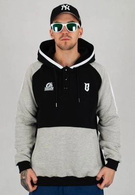 Bluza B.O.R. Biuro Ochrony Rapu Premium Wolf Reglan czarno szara