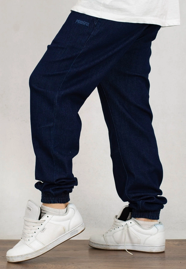 Spodnie Prosto Jogger Jeans Pazy navy