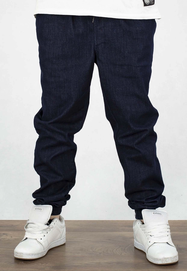 Spodnie Jigga Wear Crown Jogger Jeans dark blue