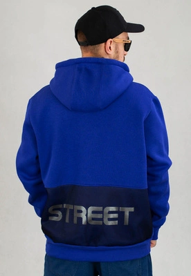 Bluza Street Autonomy Z Kapturem Com niebieska