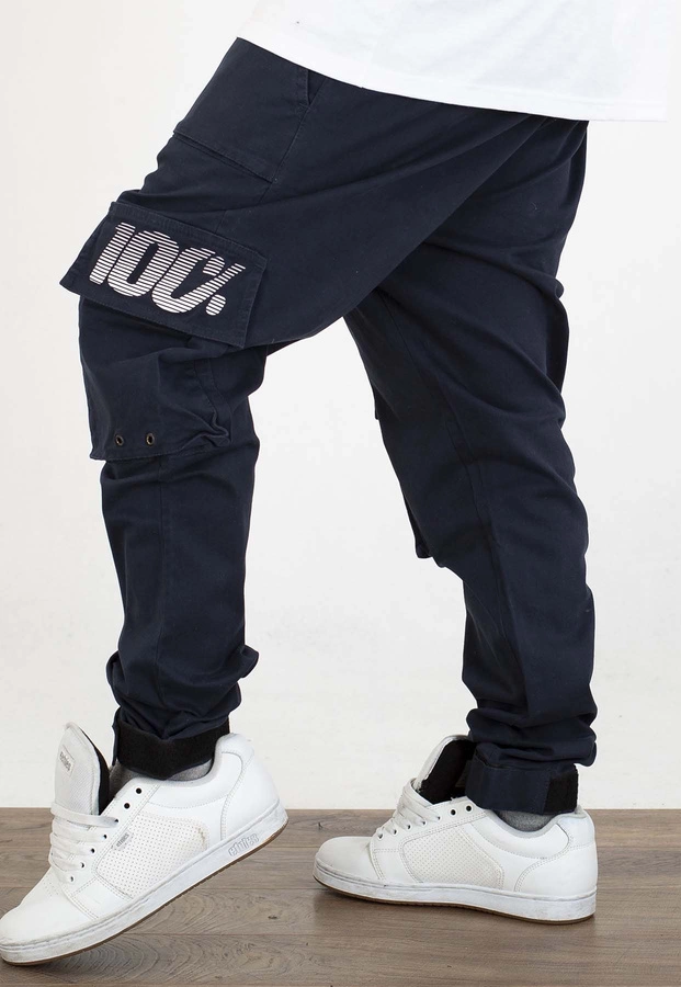 Spodnie Stoprocent Joggery Stoshade granatowe