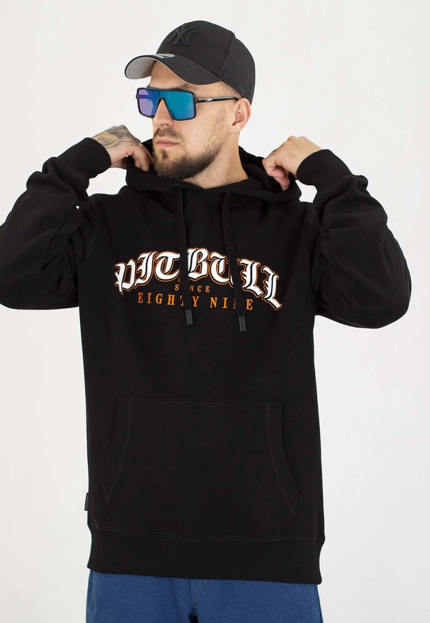 Bluza Pit Bull Z Kapturem Tattoo czarna