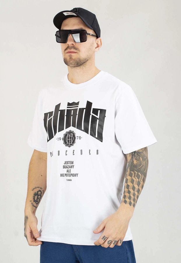 T-shirt Chada Handcuff DS biały