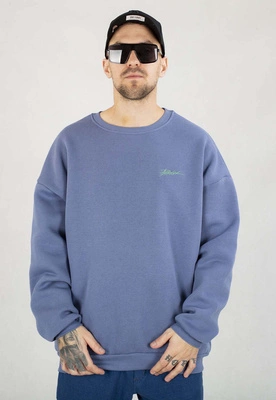 Bluza Patriotic Bez Kaptura Oversize Tag Mini fioletowa