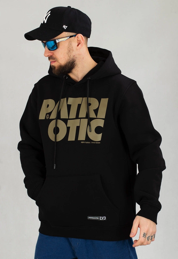 Bluza Patriotic Z Kapturem CLS czarno złota