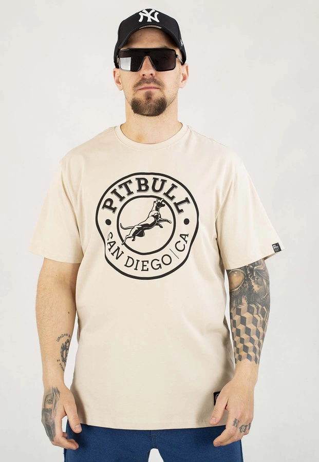 T-shirt Pit Bull San Diego CA 170 ultra light sand