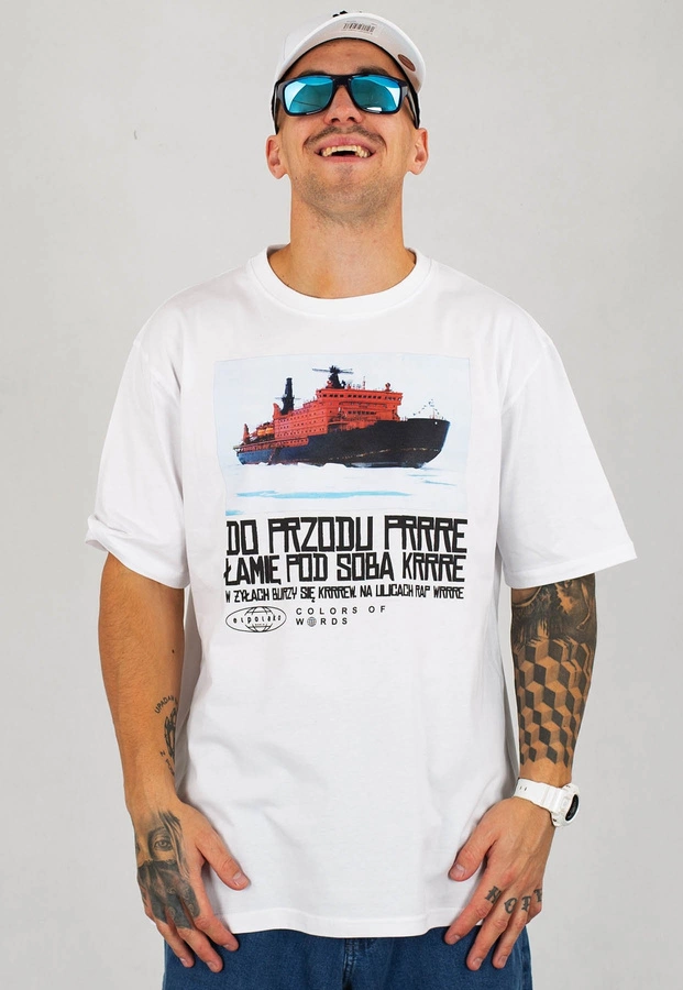 T-shirt El Polako Lodołamacz biały