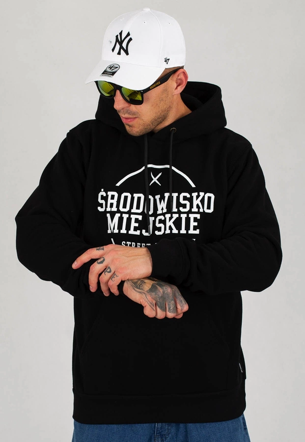 Bluza Środowisko Miejskie Theme czarno biała