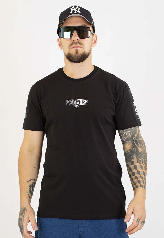 T-shirt Chada Proceder Cut Tape czarny