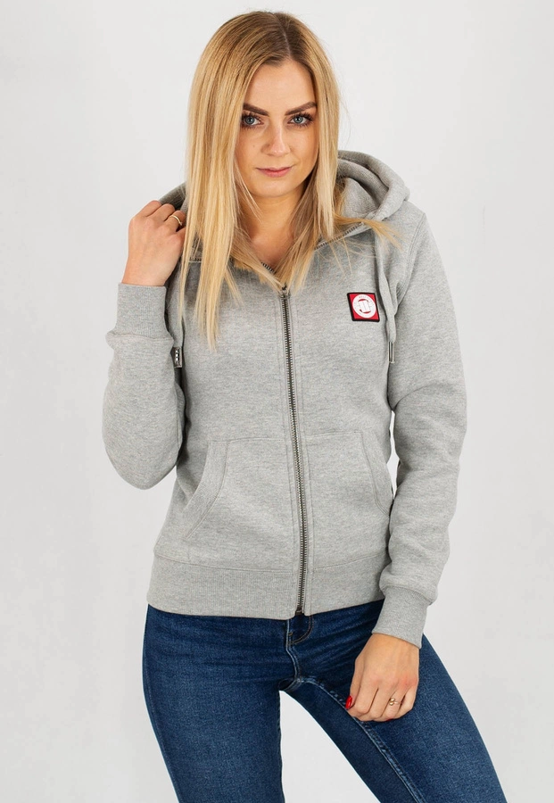 Bluza Pit Bull Zip Hilltop szara